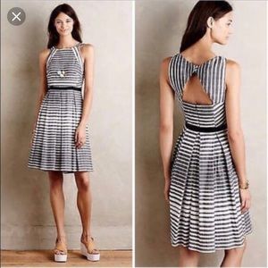 Eva Franco Anthropologie dress NWT striped 10
